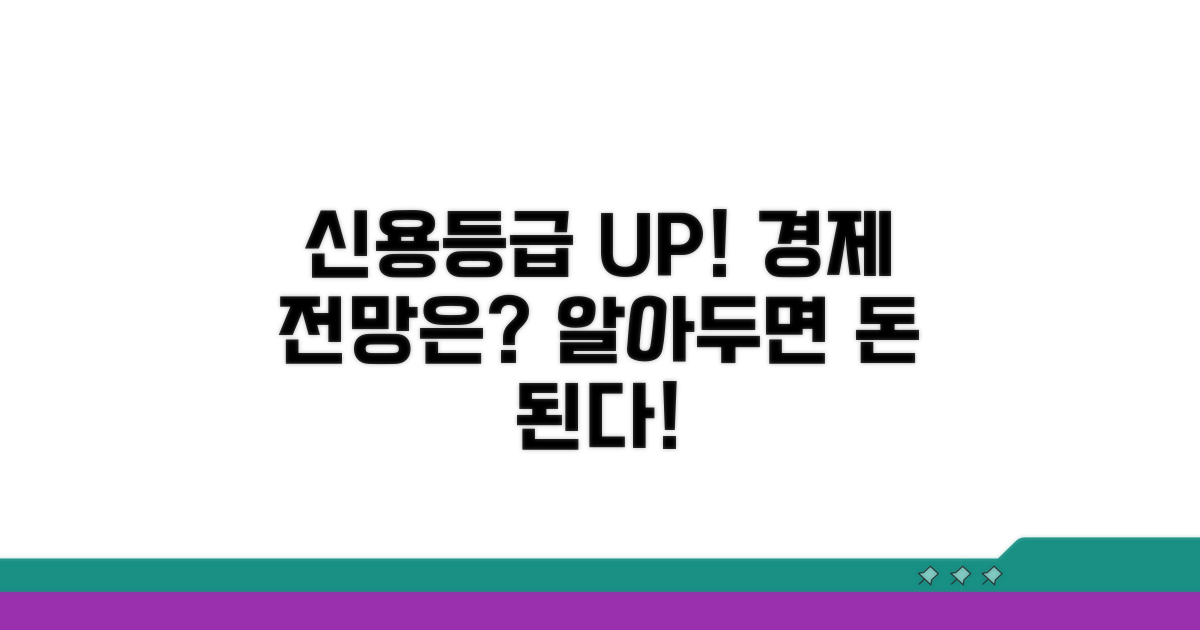 신용등급 영향 및 경제 전망