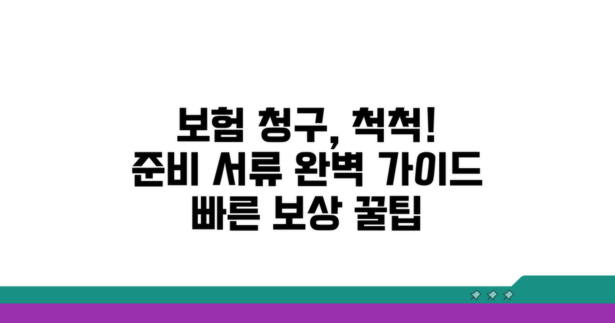 보험 청구 절차와 서류 준비
