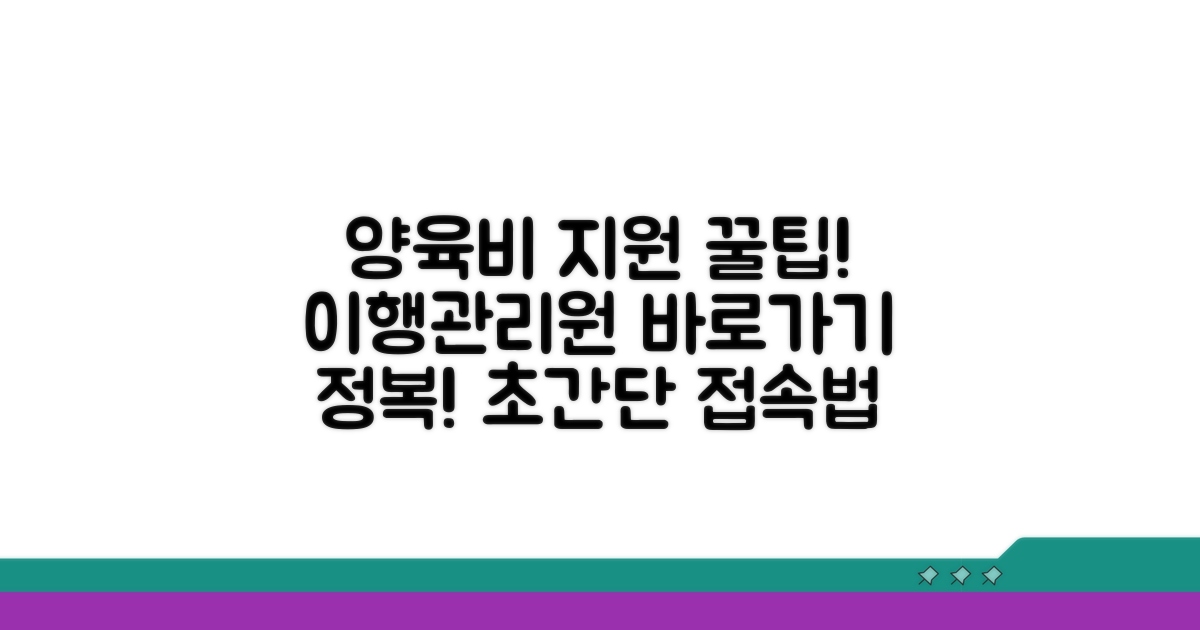 양육비이행관리원 접속 방법