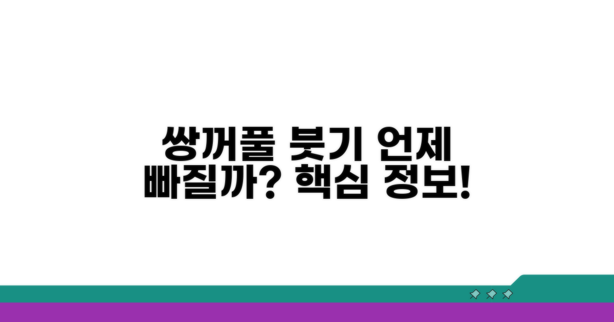 쌍꺼풀 붓기, 언제쯤 빠질까?