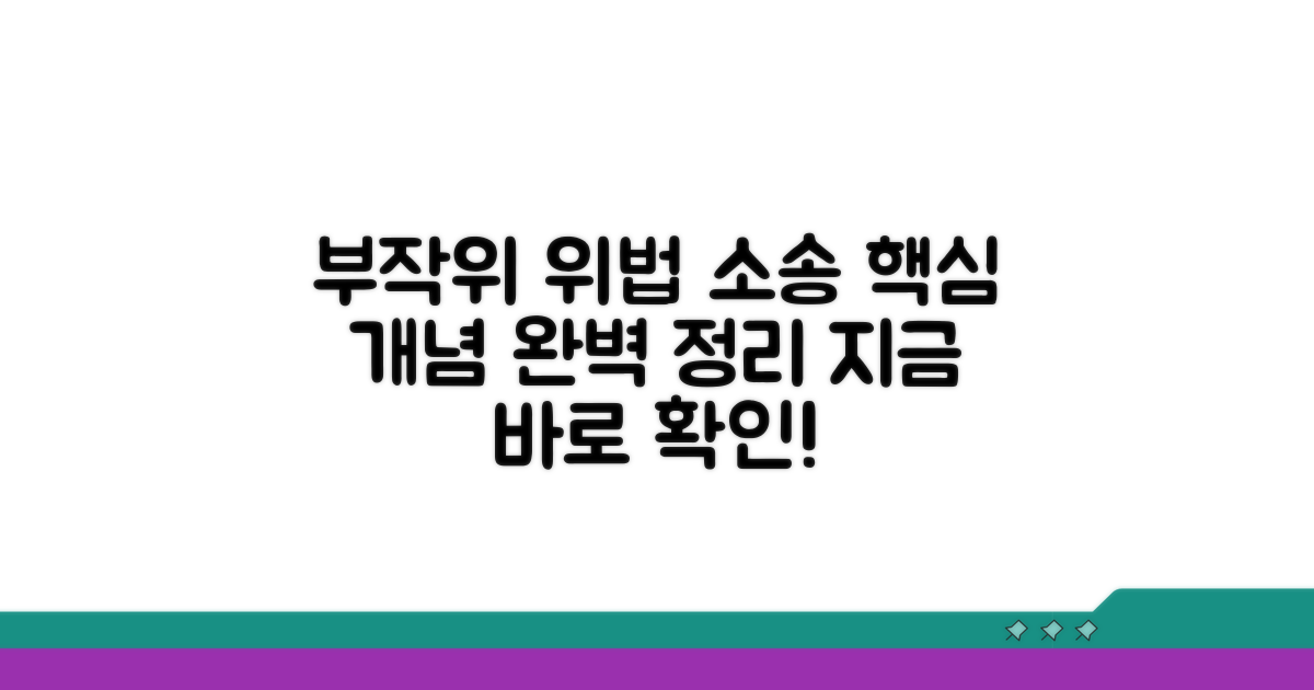 부작위 위법 확인 소송 기본 개념