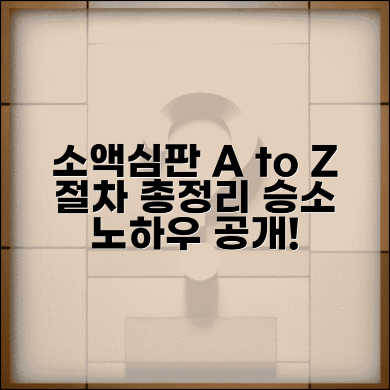 소액심판 청구소송 절차 단계별 안내 | 소장접수부터 판결까지 | 법원별 진행과정