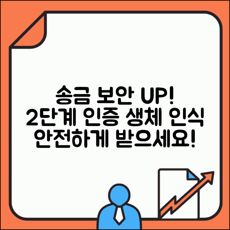 송금받기 보안 강화 팁 | 2단계 인증과 생체 인식으로 송금 보안 수준 높이기