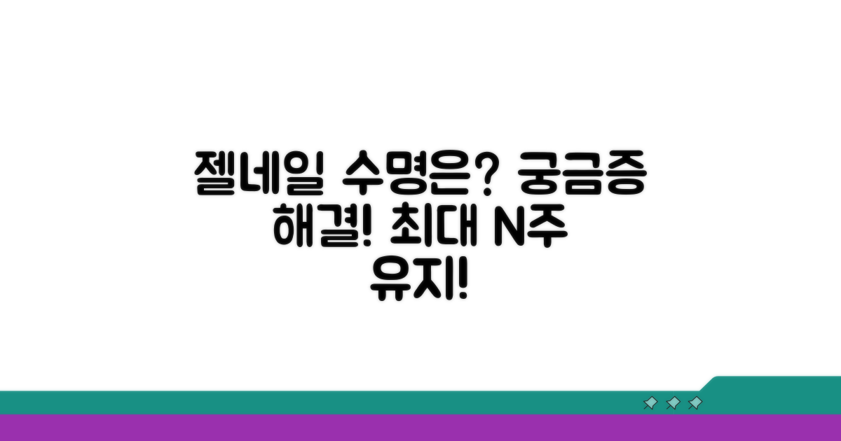 젤네일, 얼마나 오래갈까?