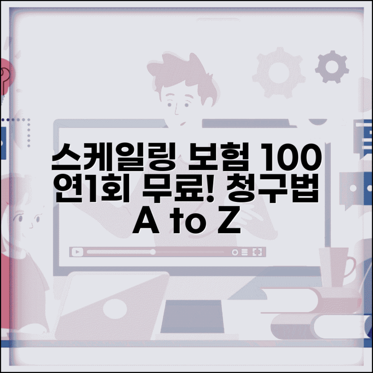 치과 스케일링 보험 적용 연 1회 무료 | 스케일링 보험 청구 방법