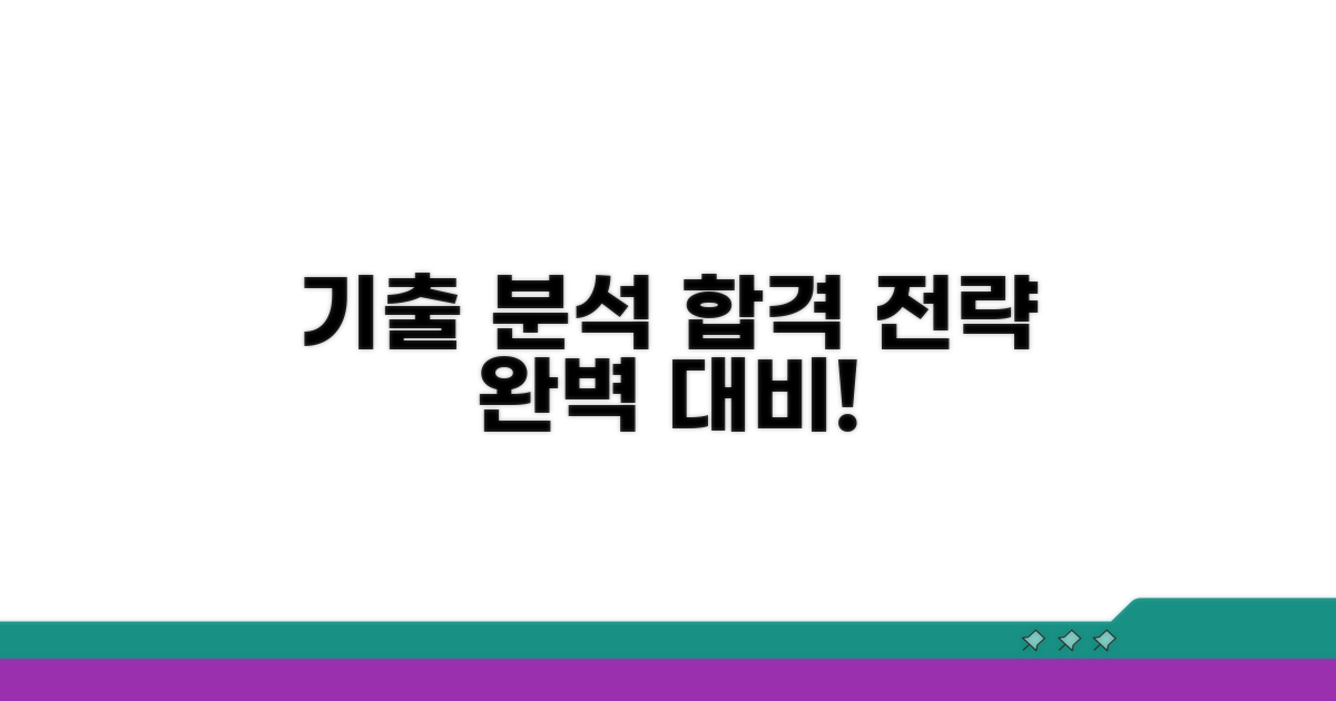기출문제 분석 및 합격 전략