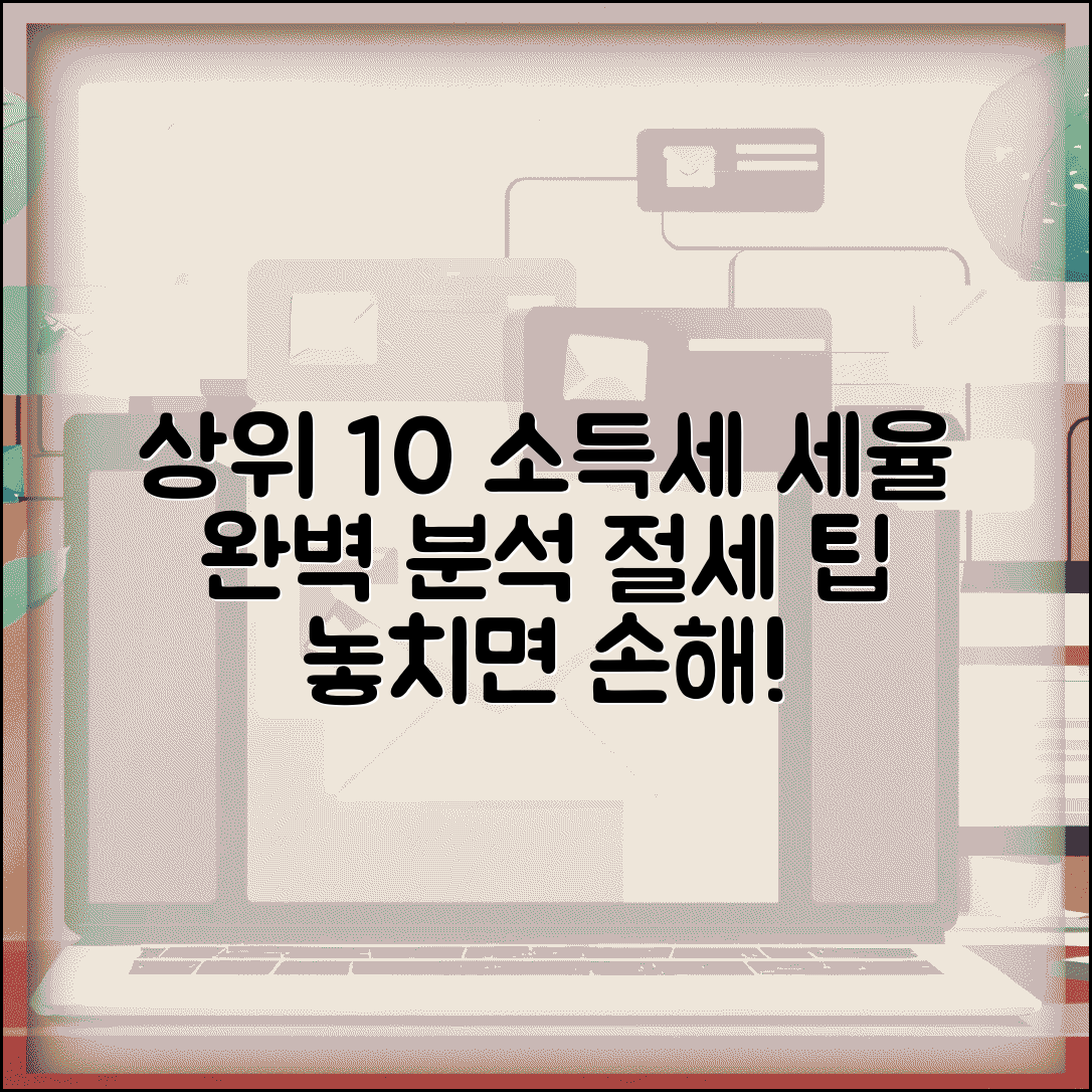 상위 10% 소득세 | 고소득층 세금율 완벽 정리 및 절세 팁