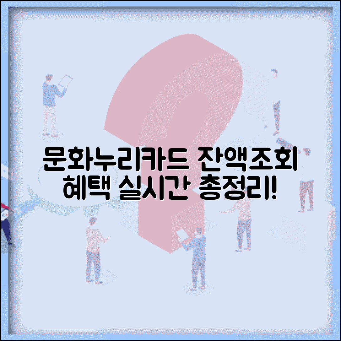 문화누리카드 잔액조회 실시간 확인 | 사용처별 할인 정보 및 혜택 총정리