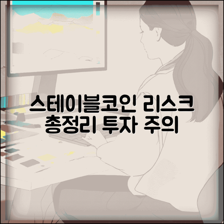 스테이블코인 단점 리스크 분석 | 투자 위험 요소, 총정리 및 주의사항