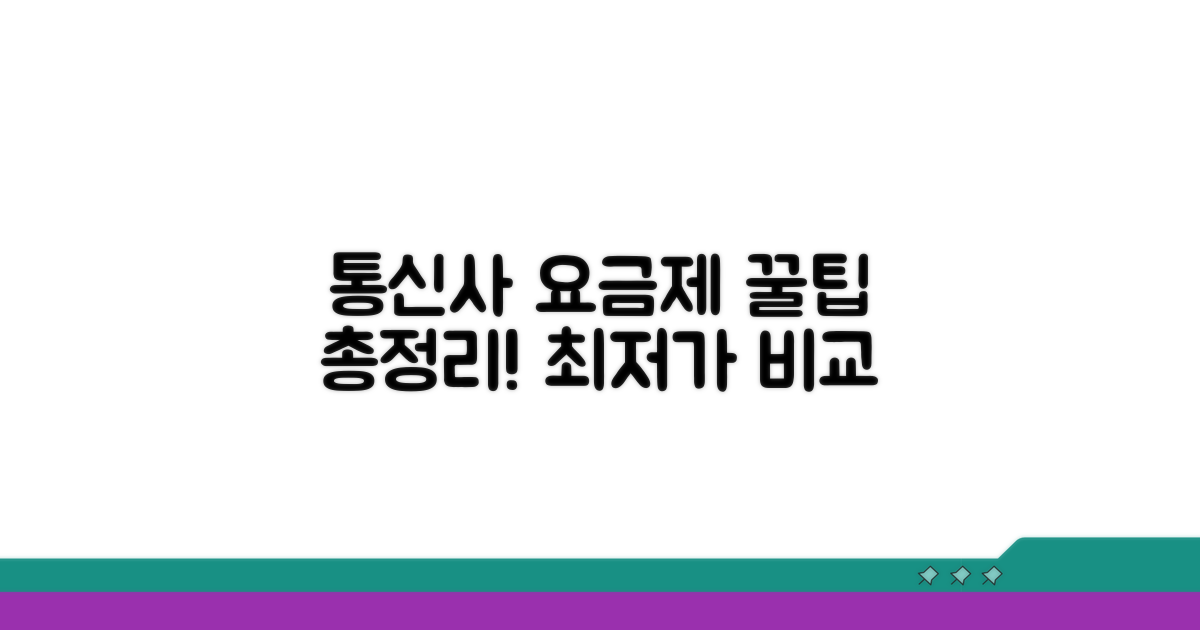 통신사별 요금제 혜택 분석
