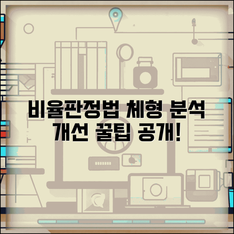 비율판정법 알아보기 | 효과적인 체형 분석과 개선 방향 설정 방법 및 꿀팁