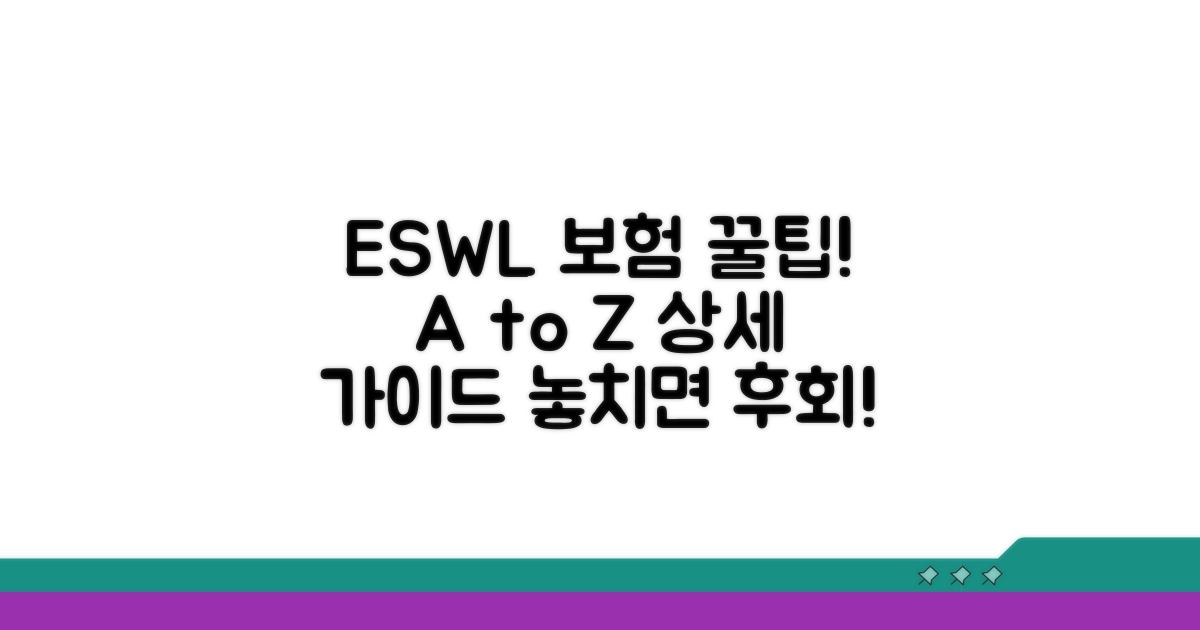ESWL 체외충격파, 보험 처리 A to Z