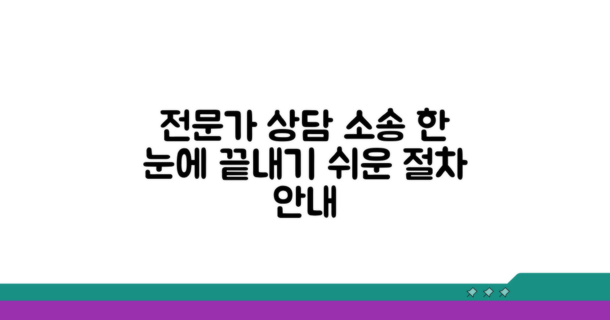 전문가 상담 및 소송 절차 안내