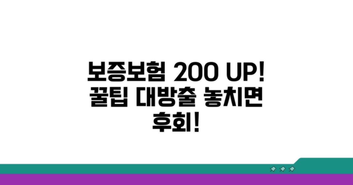 보증보험 200% 활용 꿀팁