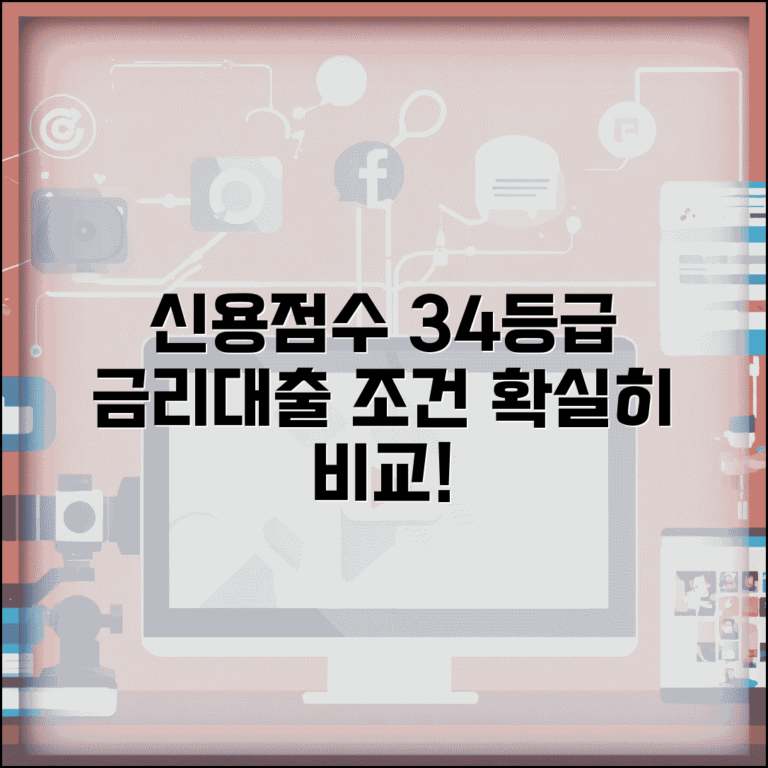 신용점수 3등급 4등급 차이 | 신용등급 구간별 금리 비교 및 대출 조건 알아보기