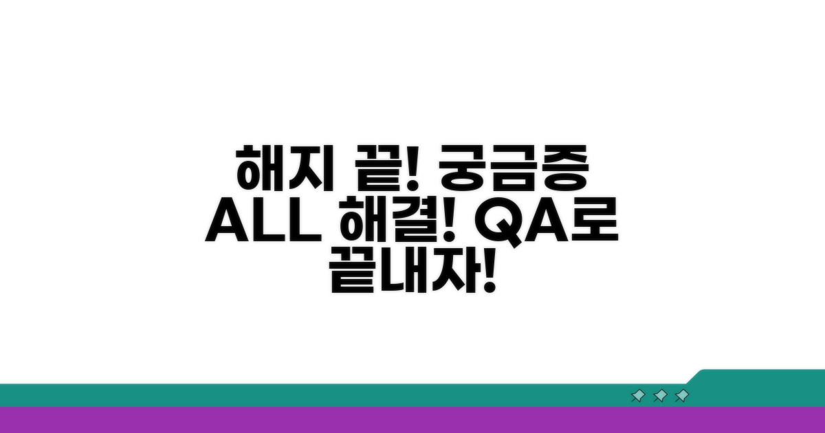 해지 전 궁금증 총정리 Q&A