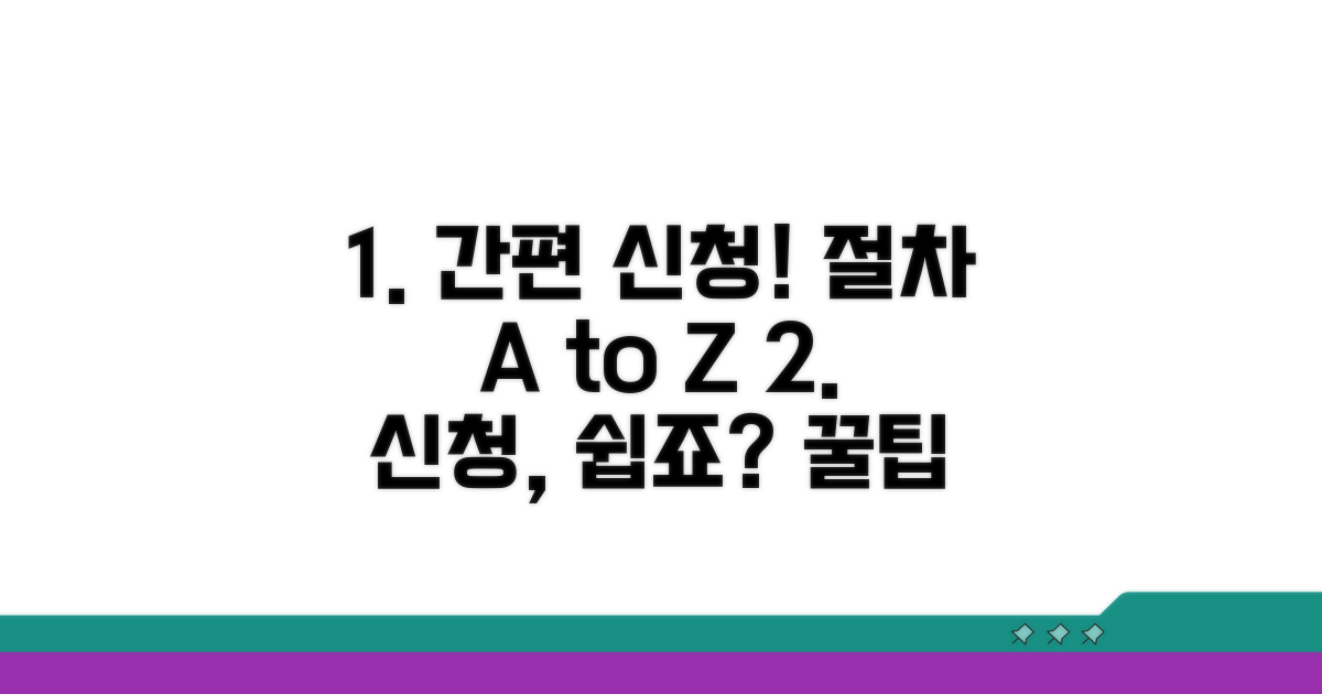 간편 신청 방법 및 절차 알아보기