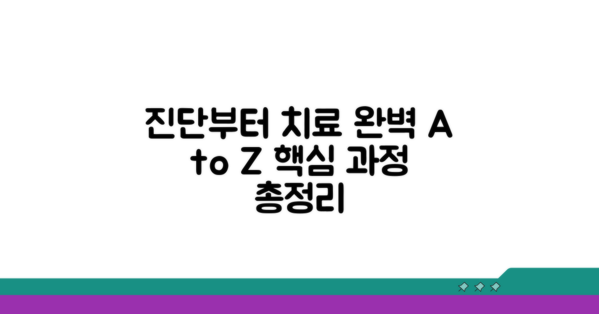 진단부터 치료까지, 과정 완전정리