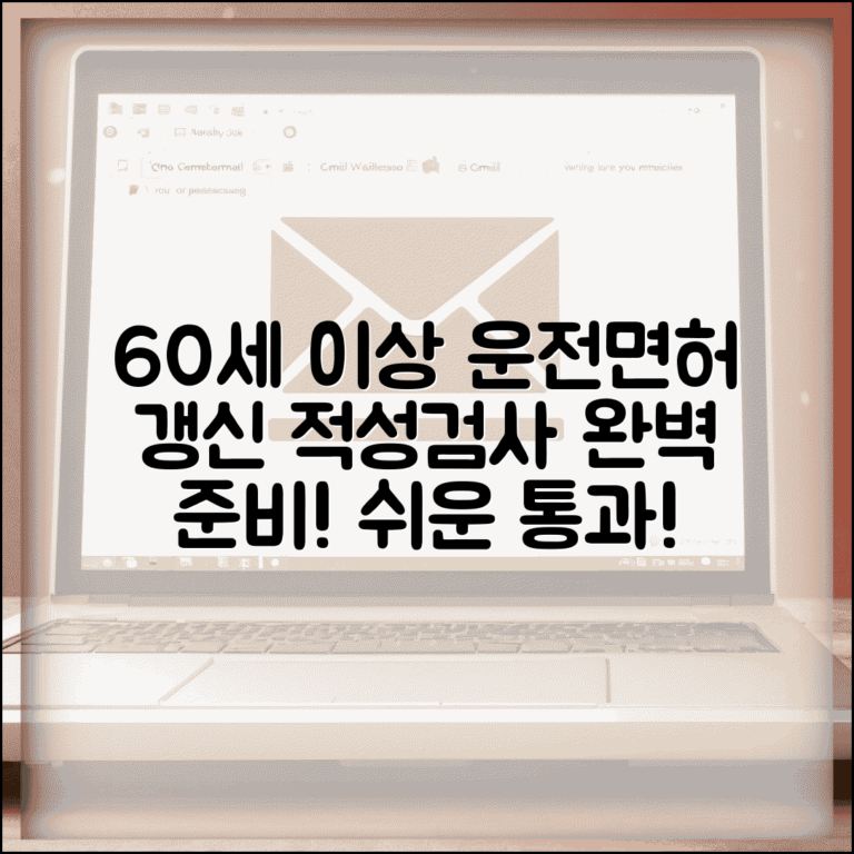 60세 이상 운전면허 갱신 | 고령자 적성검사 준비물, 후기, 쉬운 통과 방법