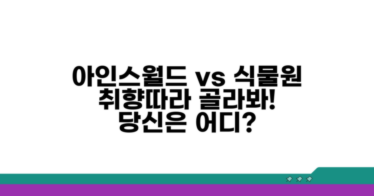 아인스월드 vs 식물원, 취향 따라 골라봐!