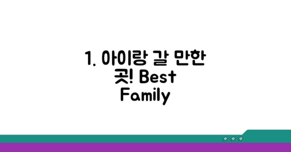 아이와 함께 가면 좋은 곳 추천