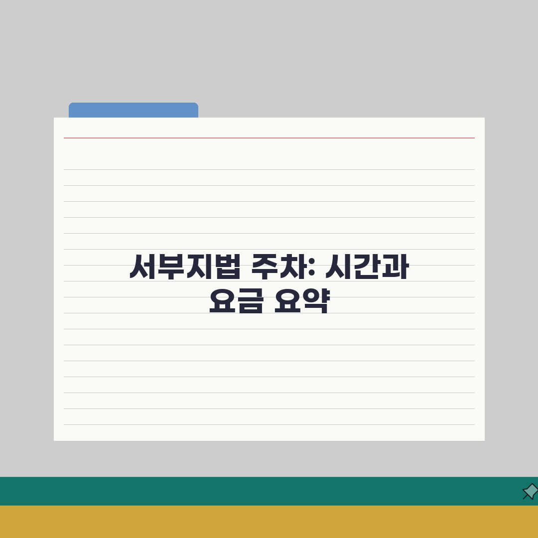 서부지방법원 주차장 평일/주말 이용시간과 요금 총정리: 7가지 핵심 정보