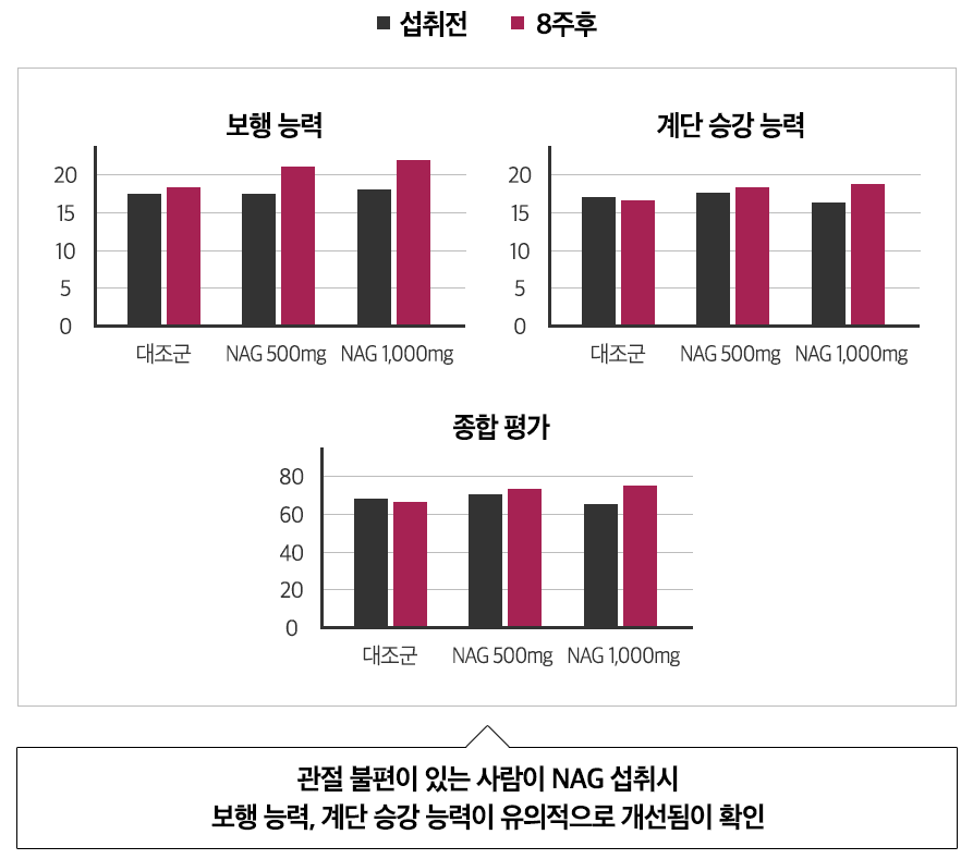 NAG 섭취와 관절 불편감 개선